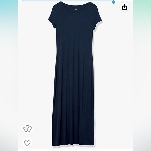 NWT XXL Amazon Essentials Women's Short-Sleeve Maxi Dress - Picture 6 of 6